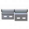 Aluminium deur scharnier, linksdraaiend.