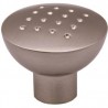 Dimpled Knop 33mm  geborsteld nikkel