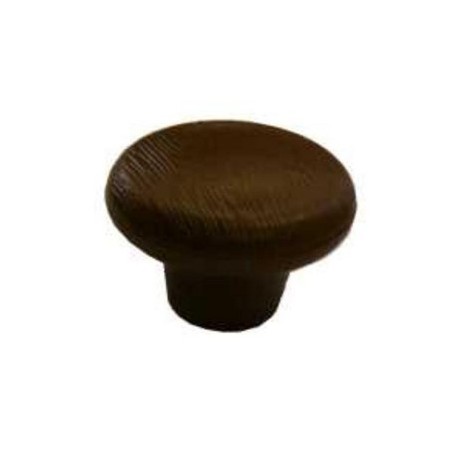 Houtnerf effect knop Lichtbruin 96mm