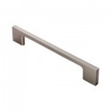 Blox handvat 128mm.  zilver/ satijn