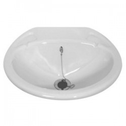 Kleine Inzet bassin compleet met standaard afval 435mm