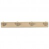 badkamer kapstok 359mm x 42mm kleur: Soft cremé