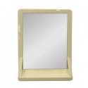 Plankje met spiegel 500mm x 380mm kleur: creme