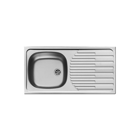 Pyramis rvs spoelbak, 860mm