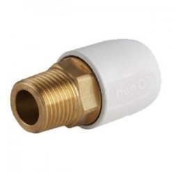 Hepworth male adapter 1/2 "M tot 15 mm