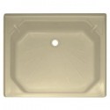 Plastic douchebak 614 mm x 764 mm kleur: Soft cremé