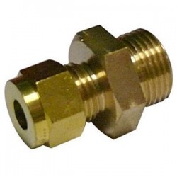 15mm x 12,7mm - mannetje tap BSP