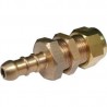 waterdicht schot mondstuk 1/4" brons
