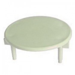 Kunststof kap voor D79, wit 54mm