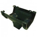 Square Line dakgoot/regenpijp koppeliing voor gut80 112mm kleur: groen