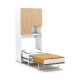 Eenpersoons opklapbed Capsule bed, bureau en kast