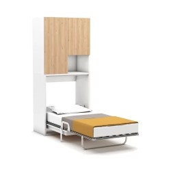 Eenpersoons opklapbed Capsule met kast