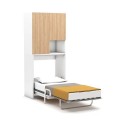 Eenpersoons opklapbed Capsule met kast