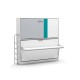 Opklap stapelbed Smart Bunk met bureau