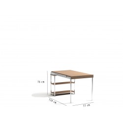 Opklapbare wandkast naar tafel