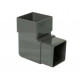 square Line bocht 90 graden Antraciet