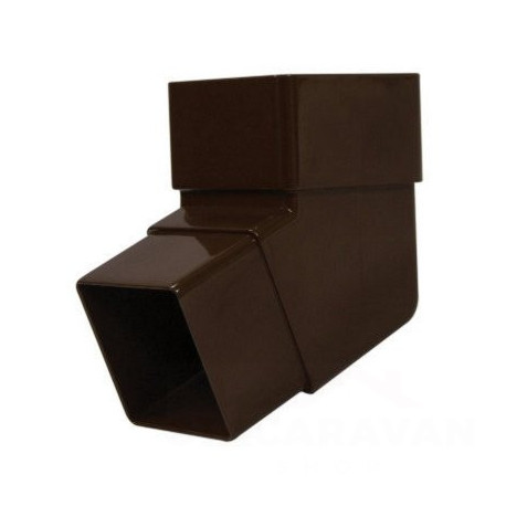 Square Line bocht Bruin