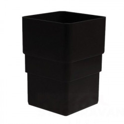 Squre Line koppelstuk 65mm zwart