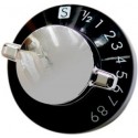 Controleknop oven, zwart (081880336)
